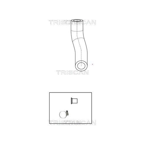TRISCAN 8516 29069 Hydraulikschlauch, Lenkung f&uuml;r AUDI SKODA VW
