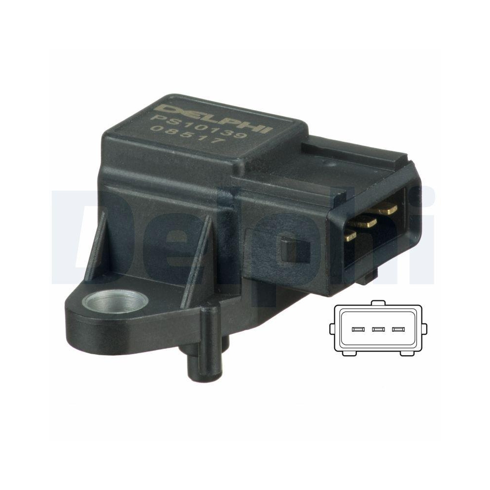 DELPHI PS10139 Sensor, Ladedruck f&uuml;r BMW OPEL VAUXHALL GENERAL MOTORS