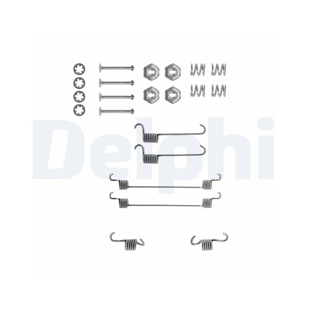 DELPHI LY1110 Zubeh&ouml;rsatz, Bremsbacken f&uuml;r CITRO&Euml;N PEUGEOT, Hinterachse