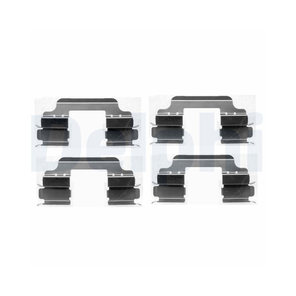 DELPHI LX0405 Zubeh&ouml;rsatz, Scheibenbremsbelag f&uuml;r, Vorderachse