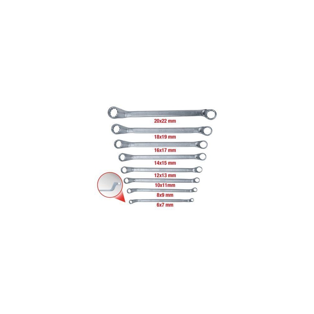 Doppel-Ringschl&uuml;sselsatz KS TOOLS 517.0248 f&uuml;r