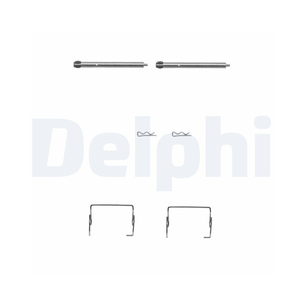 DELPHI LX0264 Zubeh&ouml;rsatz, Scheibenbremsbelag f&uuml;r RENAULT, Hinterachse