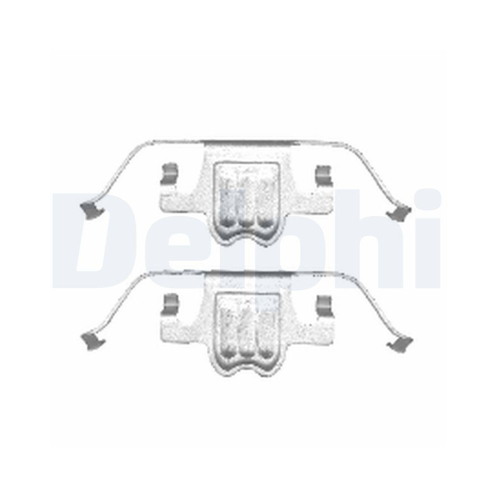 Zubehörsatz, Scheibenbremsbelag DELPHI LX0406 für BMW, Hinterachse
