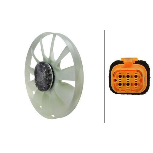 HELLA 8MV 366 438-131 L&uuml;fter, Motork&uuml;hlung f&uuml;r MAN