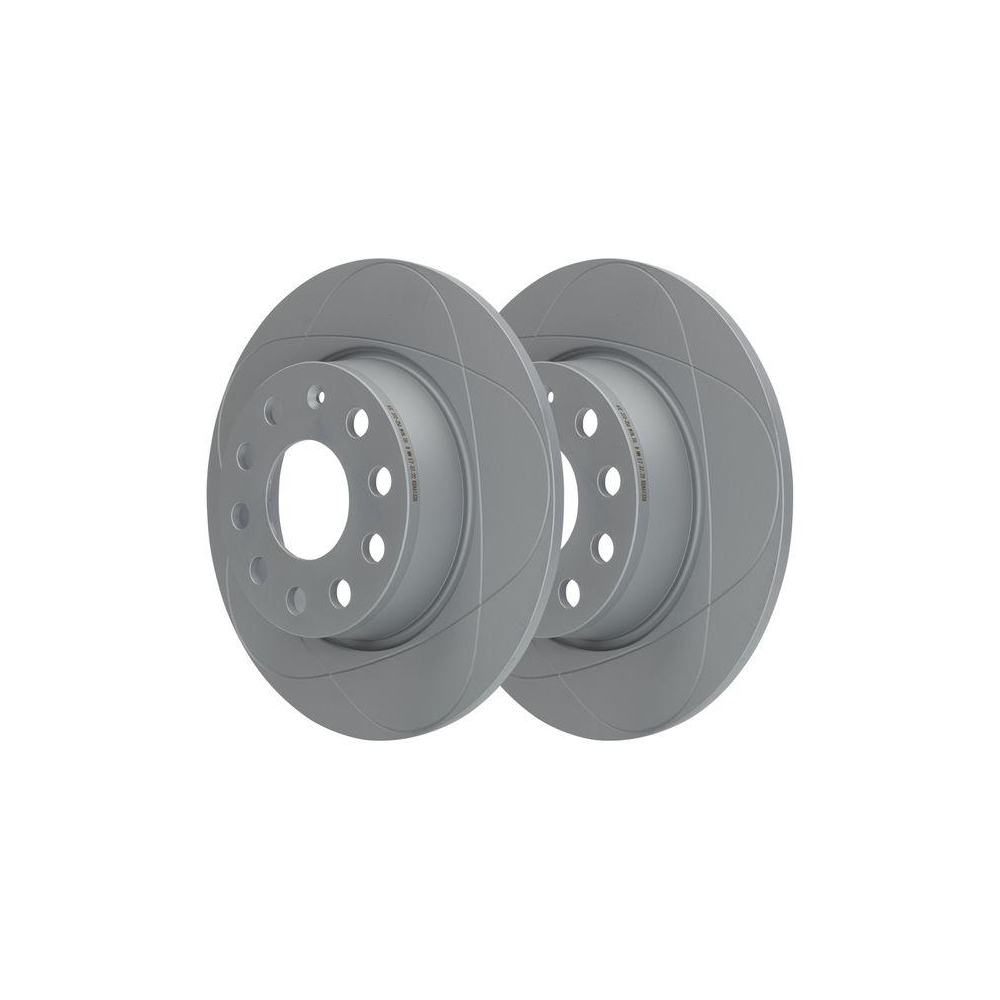 Bremsscheibe ATE 24.0310-0356.1 PowerDisc für SEAT SKODA VAG, Hinterachse