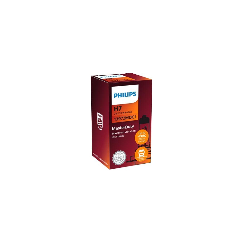 Glühlampe PHILIPS 13972MDC1 MasterDuty für AEBI AUWÄRTER DAF FIAT FORD MACK MAN