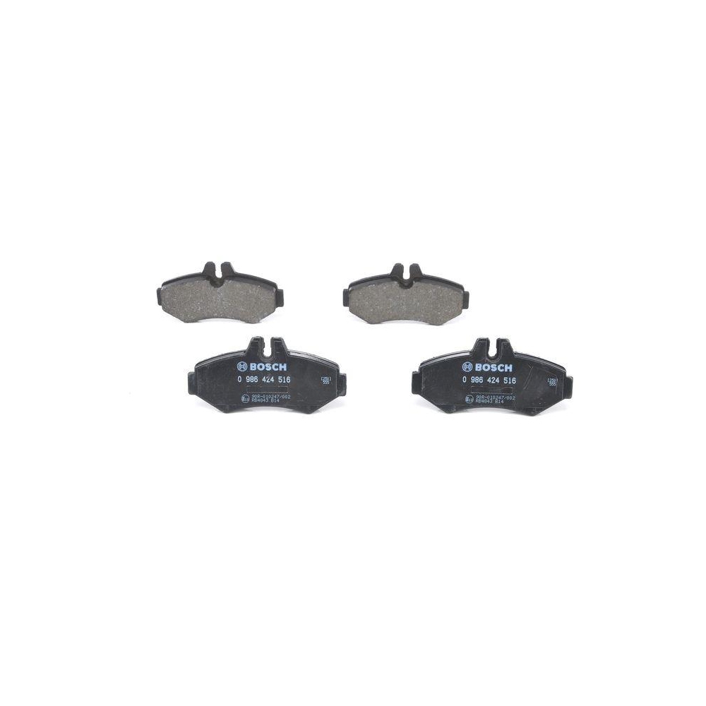 Bremsbelagsatz, Scheibenbremse BOSCH 0 986 424 516 f&uuml;r CHRYSLER DODGE VW STEYR