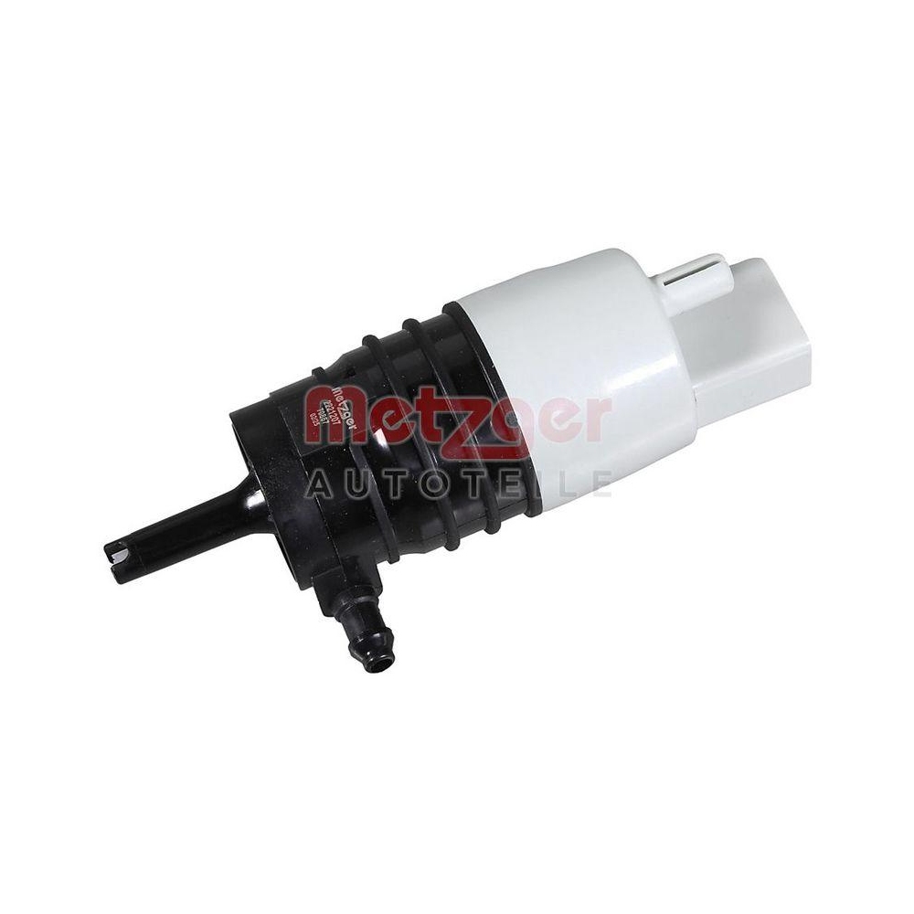 Waschwasserpumpe, Scheibenreinigung METZGER 2221207 für MERCEDES-BENZ, vorne