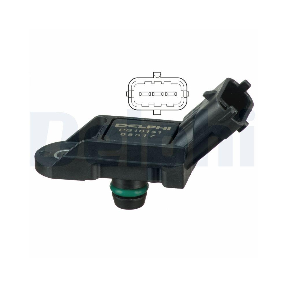 DELPHI PS10141 Sensor, Ladedruck f&uuml;r ALFA ROMEO FIAT FORD LANCIA NISSAN OPEL