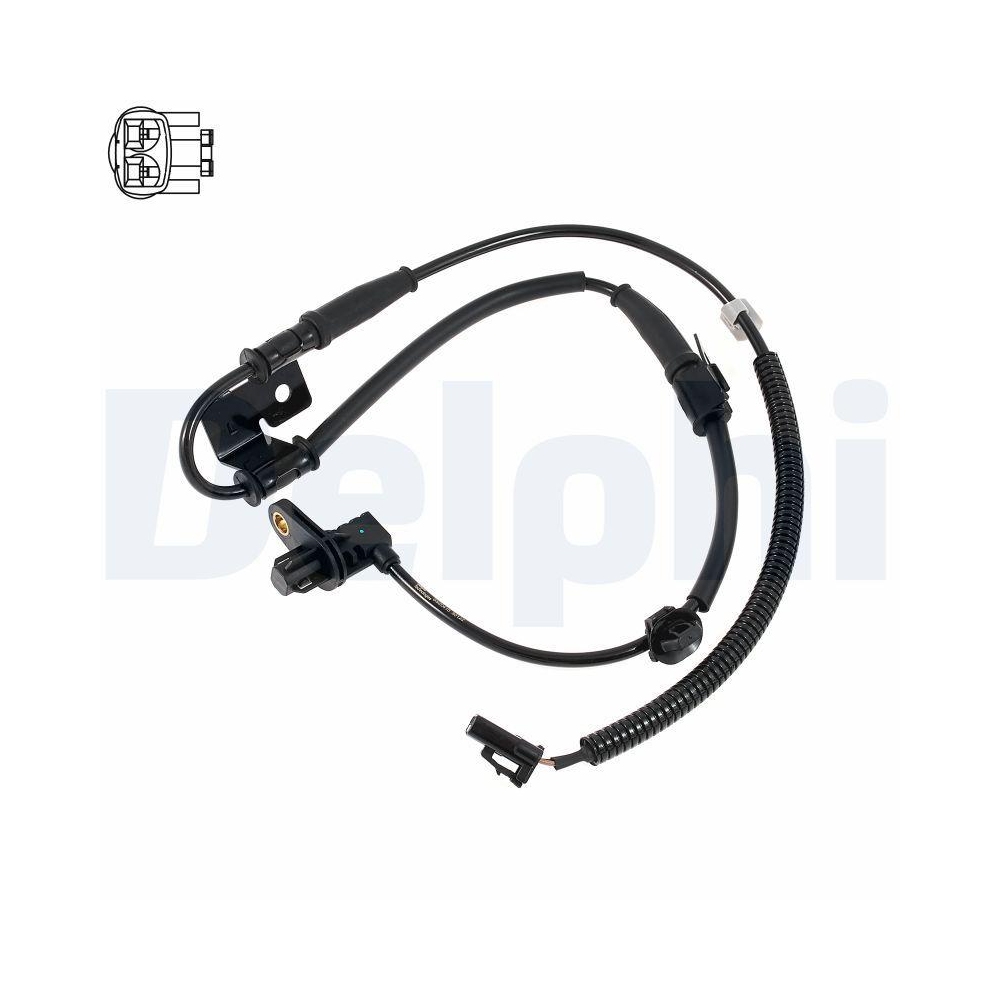 DELPHI SS20416-12B1 Sensor, Raddrehzahl f&uuml;r HYUNDAI, Vorderachse links