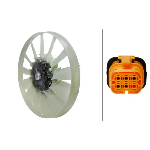 HELLA 8MV 366 438-461 L&uuml;fter, Motork&uuml;hlung f&uuml;r MAN