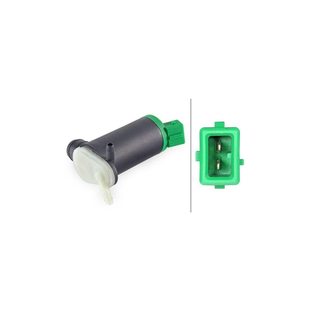 HELLA Waschwasserpumpe, Scheibenreinigung 8TW 006 847-031 für CITROËN FIAT