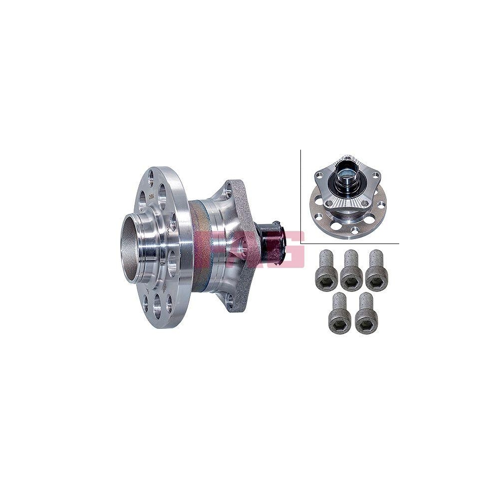 Radlagersatz Schaeffler FAG 713 6105 00 f&uuml;r AUDI SKODA VW, Hinterachse