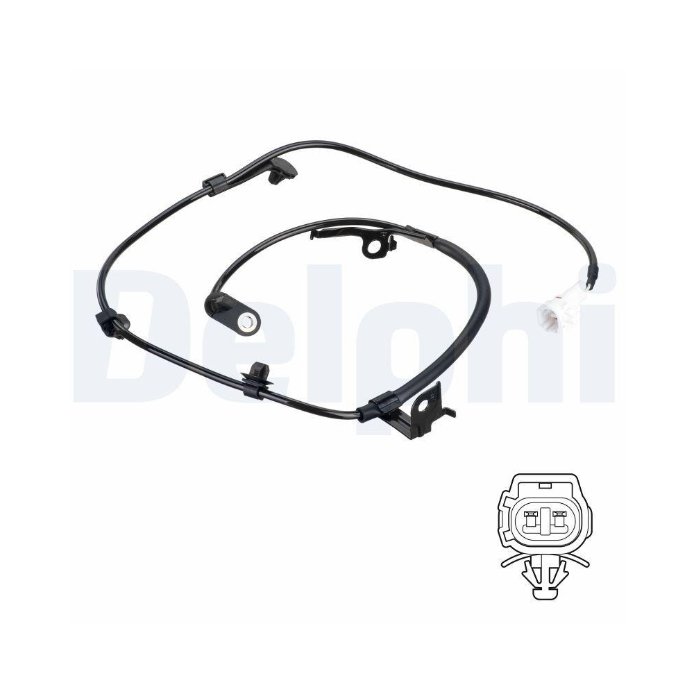 DELPHI SS20807 Sensor, Raddrehzahl f&uuml;r DAIHATSU TOYOTA, Vorderachse rechts