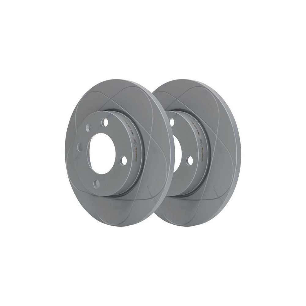 Bremsscheibe ATE 24.0312-0106.1 PowerDisc f&uuml;r SEAT VAG, Vorderachse