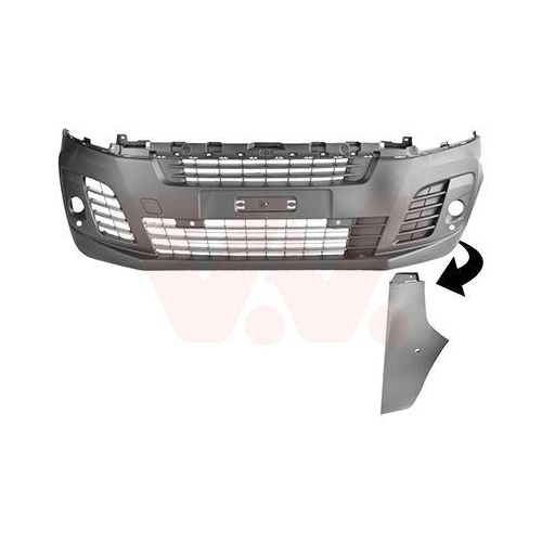 VAN WEZEL 0944572 Sto&szlig;f&auml;nger f&uuml;r CITRO&Euml;N FIAT PEUGEOT CITRO&Euml;N/PEUGEOT, vorne
