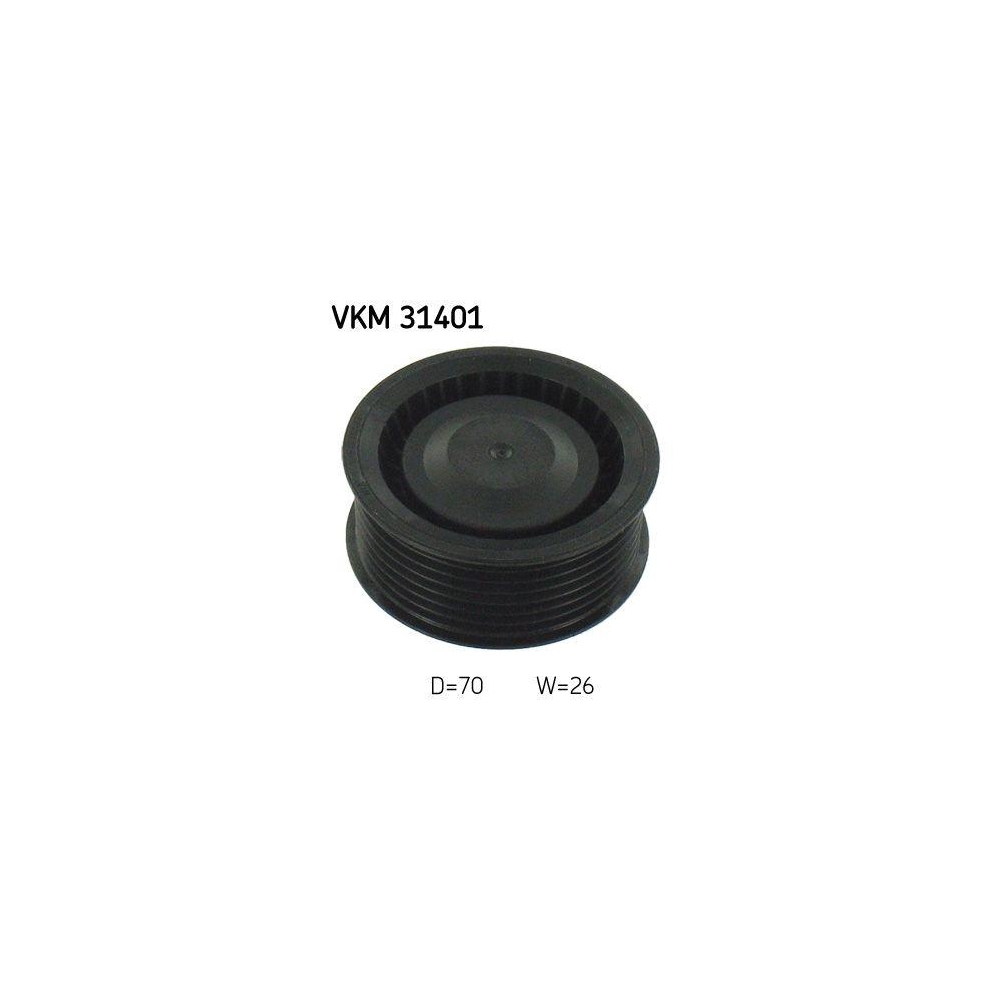 Umlenk-/F&uuml;hrungsrolle, Keilrippenriemen SKF VKM 31401 f&uuml;r AUDI SEAT SKODA VW