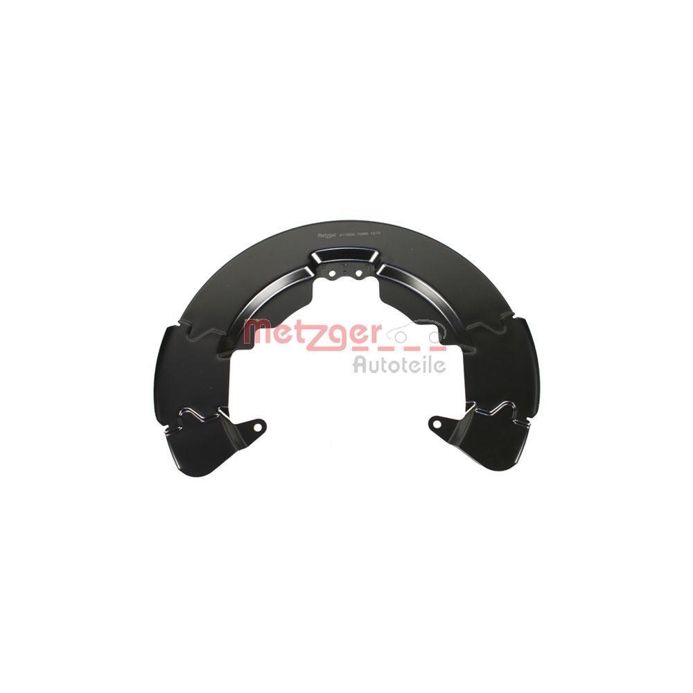 Spritzblech, Bremsscheibe METZGER 6115200 für FORD MAZDA, Vorderachse links