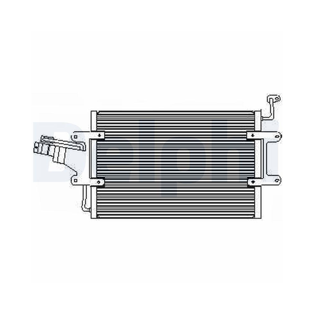 Kondensator, Klimaanlage DELPHI TSP0225446 für SEAT SKODA