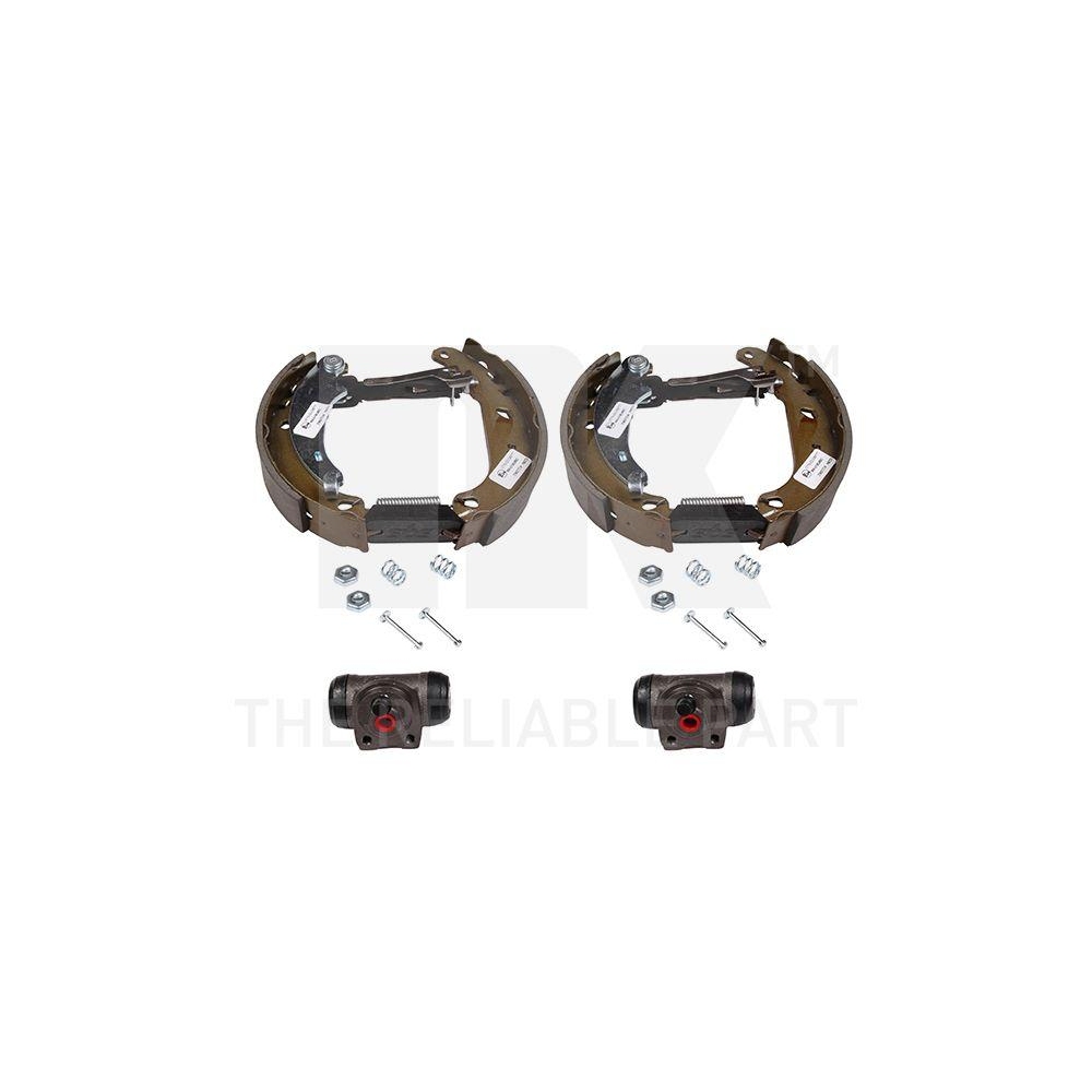 Bremsbackensatz NK 443763601 für PEUGEOT, Hinterachse