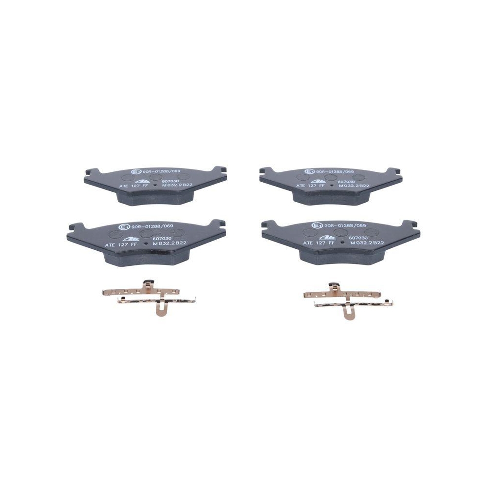 Bremsbelagsatz, Scheibenbremse ATE 13.0460-7030.2 f&uuml;r SEAT VAG, Vorderachse