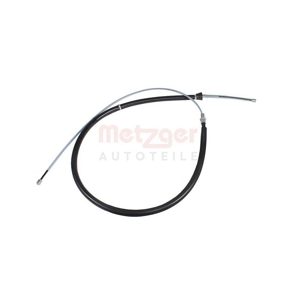 Seilzug, Feststellbremse METZGER 17.9012 f&uuml;r SKODA, hinten links, hinten rechts