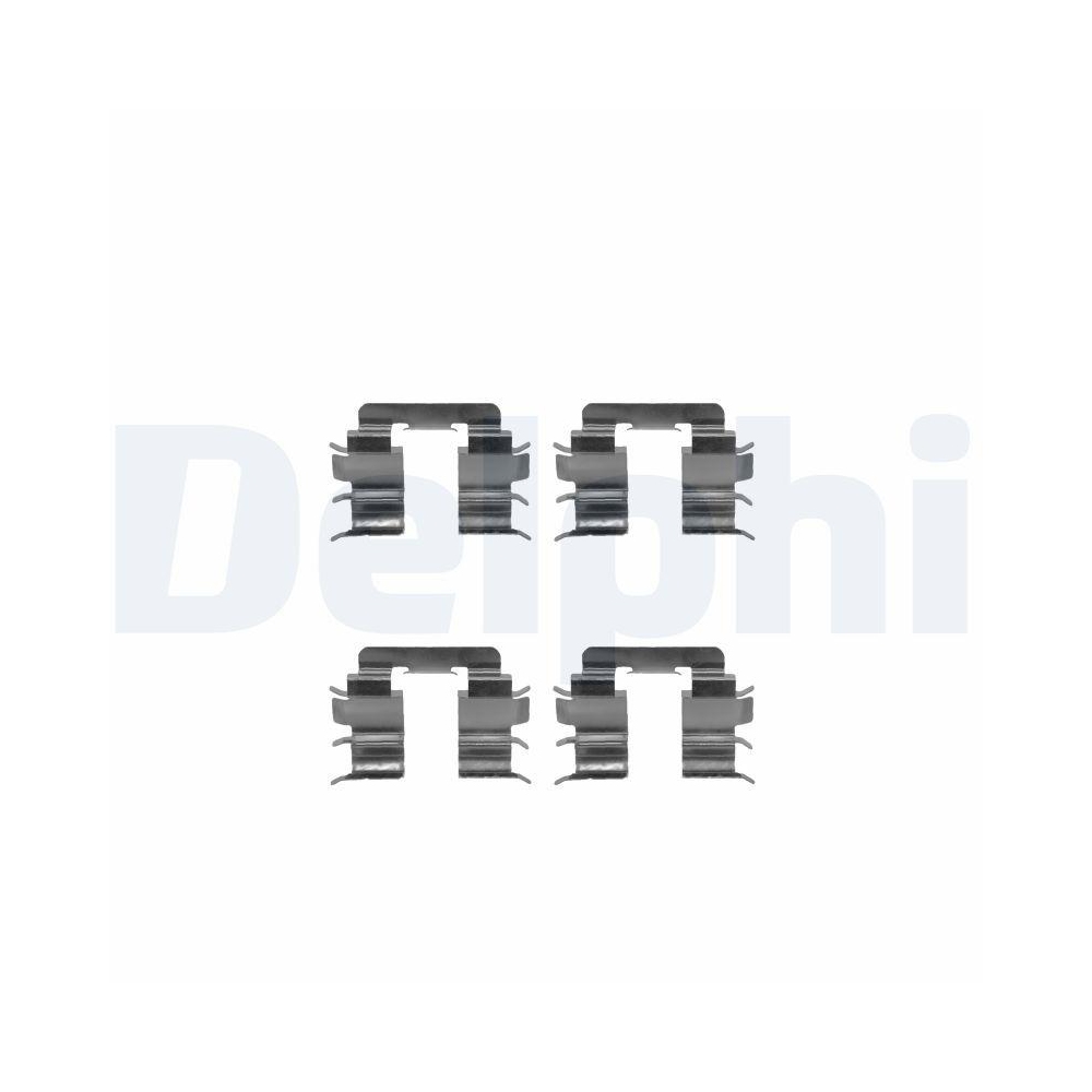 DELPHI LX0269 Zubeh&ouml;rsatz, Scheibenbremsbelag f&uuml;r NISSAN, Vorderachse