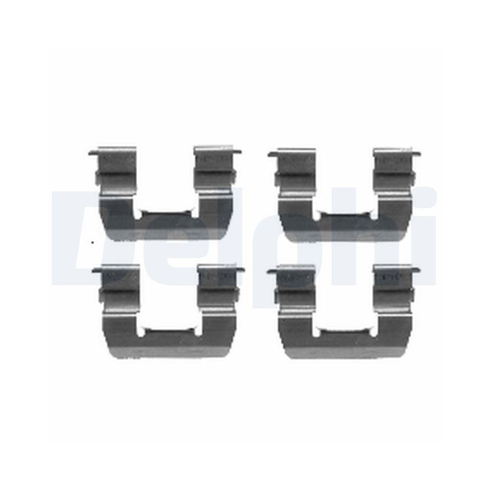 DELPHI LX0412 Zubeh&ouml;rsatz, Scheibenbremsbelag f&uuml;r HYUNDAI, Vorderachse