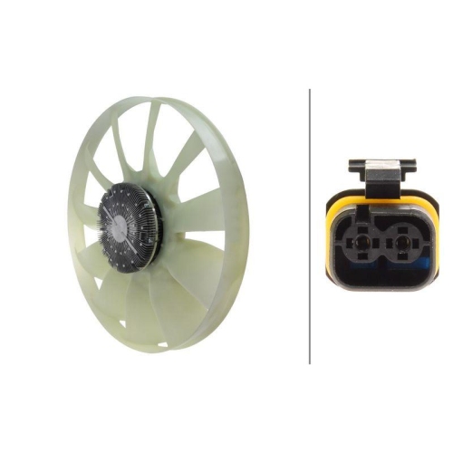 HELLA 8MV 366 438-141 L&uuml;fter, Motork&uuml;hlung f&uuml;r MAN