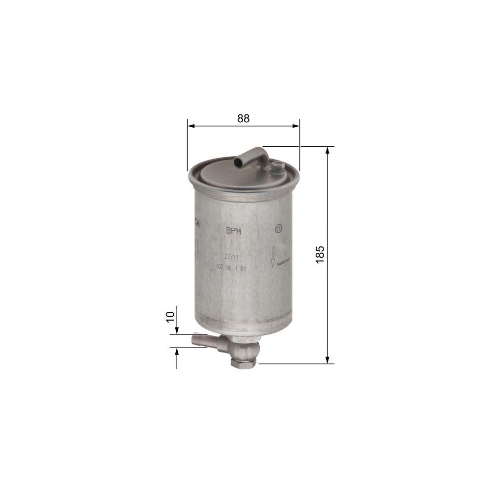 Kraftstofffilter BOSCH 0 450 906 431 für AUDI VW