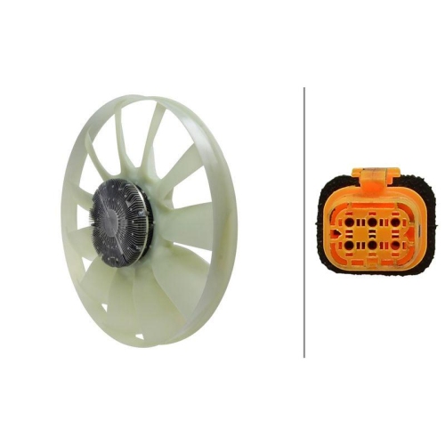 HELLA 8MV 366 438-161 L&uuml;fter, Motork&uuml;hlung f&uuml;r MAN