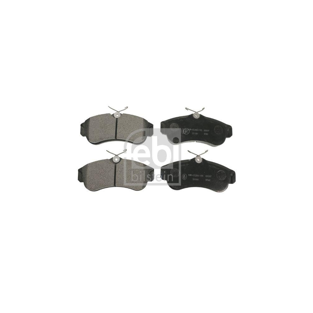 FEBI BILSTEIN Bremsbelagsatz, Scheibenbremse 16201 f&uuml;r NISSAN, Vorderachse