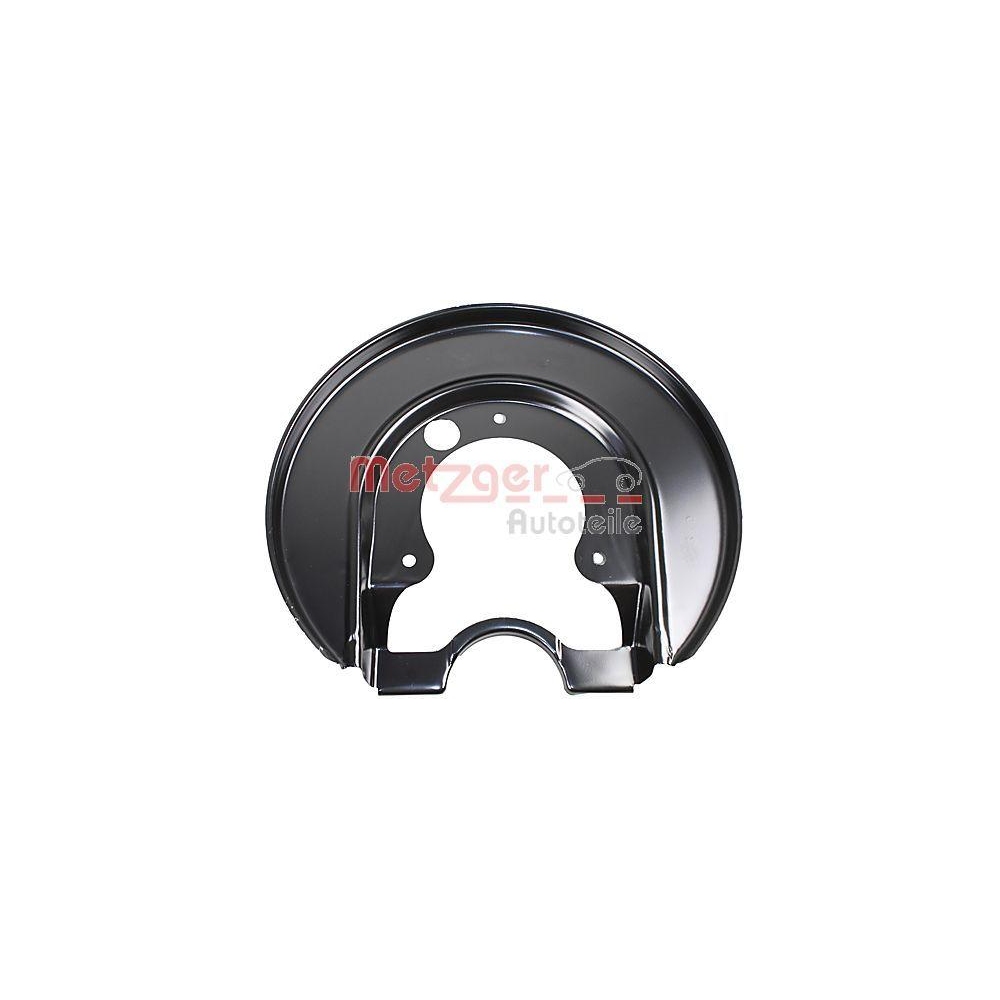 Spritzblech, Bremsscheibe METZGER 6115205 f&uuml;r VAG, Hinterachse links