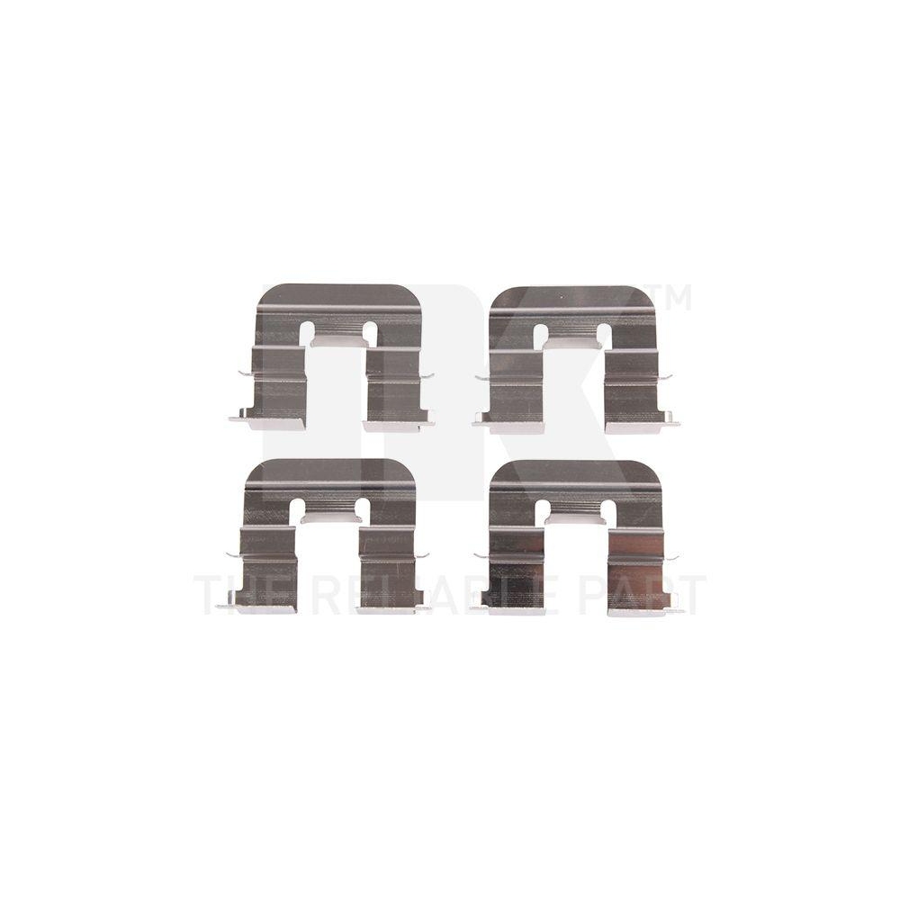 Zubehörsatz, Scheibenbremsbelag NK 79991019 für, Hinterachse