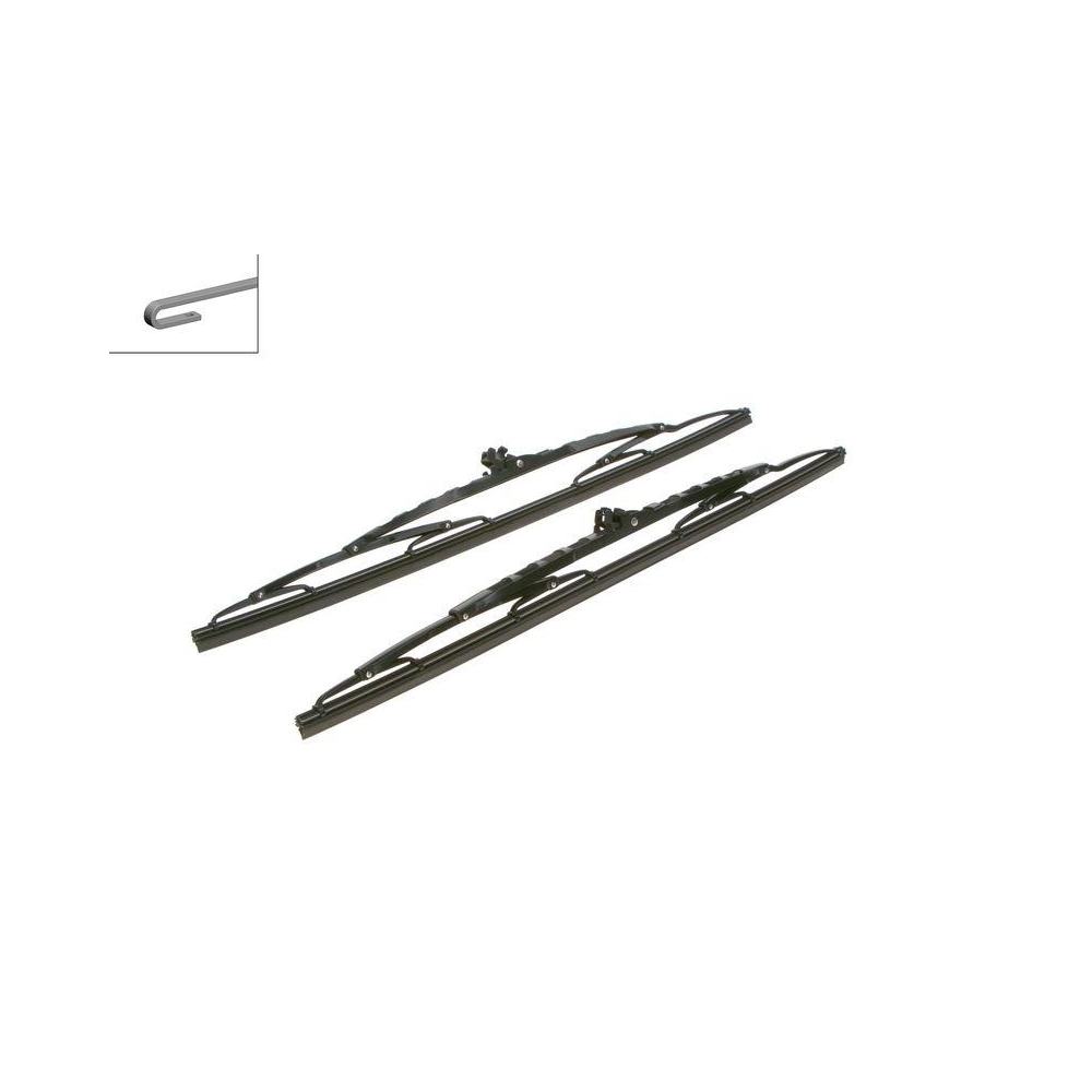 Wischblatt BOSCH 3 397 001 014 Twin für MERCEDES-BENZ, vorne