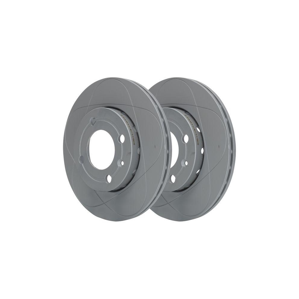 Bremsscheibe ATE 24.0318-0106.1 PowerDisc f&uuml;r SEAT VAG, Vorderachse