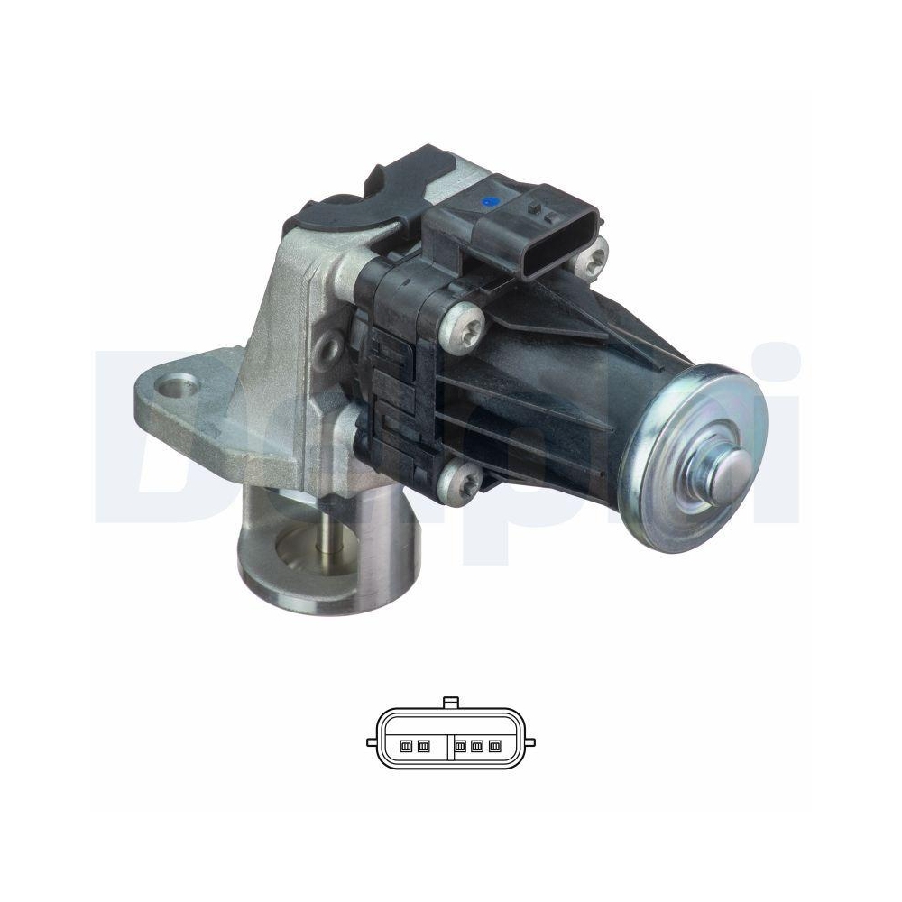 AGR-Ventil DELPHI EG10553-12B1 für MERCEDES-BENZ NISSAN RENAULT, oben, unten
