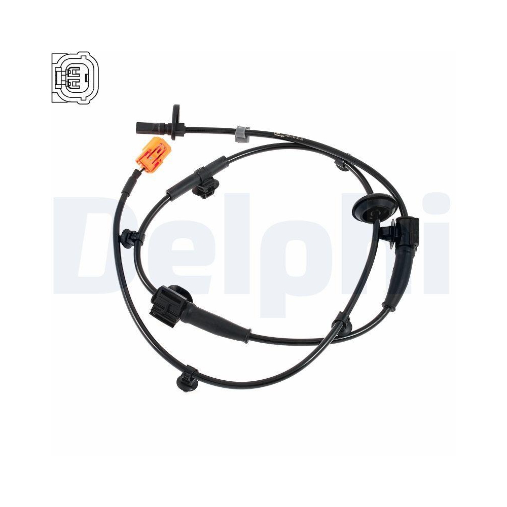 DELPHI SS21140-12B1 Sensor, Raddrehzahl f&uuml;r HONDA, Vorderachse rechts