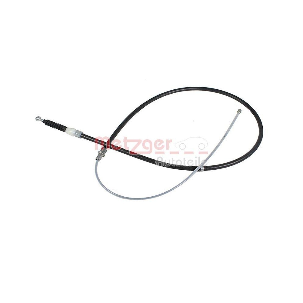 Seilzug, Feststellbremse METZGER 17.9018 f&uuml;r AUDI SEAT SKODA VW, hinten links