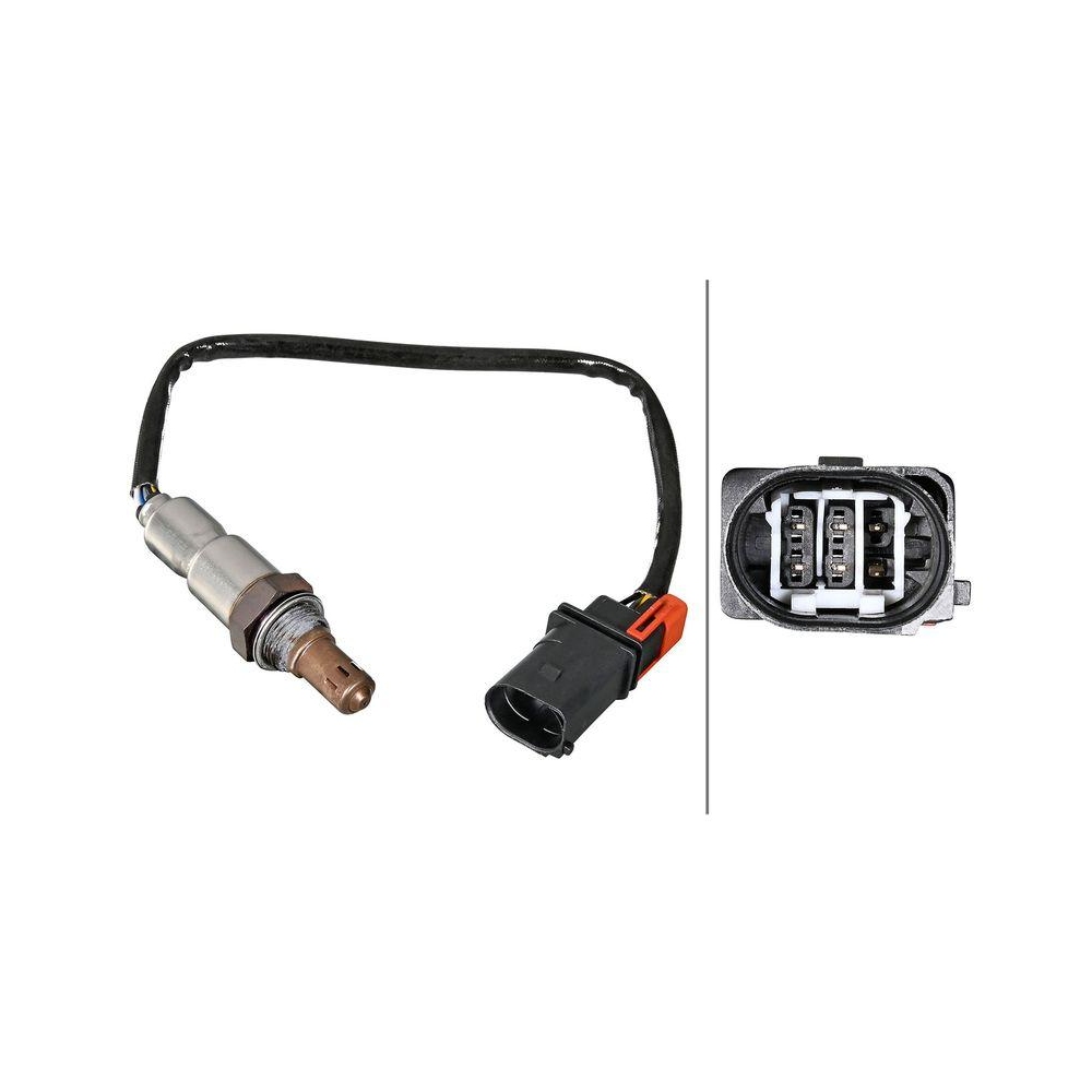 HELLA Lambdasonde 6PA 358 221-031 f&uuml;r CITRO&Euml;N PEUGEOT DS, links, rechts, vorne
