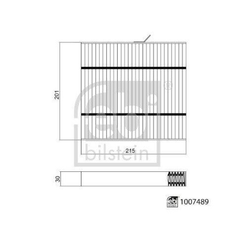 FEBI BILSTEIN 1007489 Filter, Innenraumluft f&uuml;r GEELY