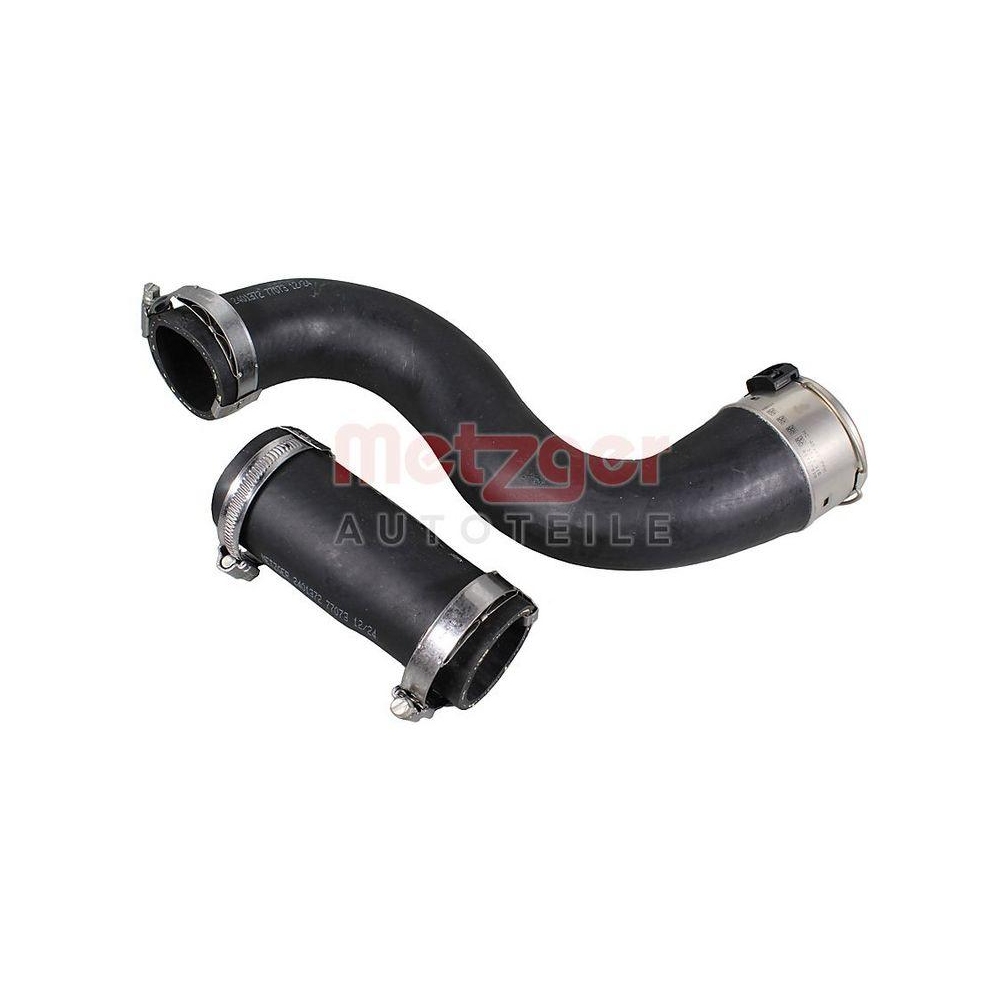 Ladeluftschlauch METZGER 2401372 für RENAULT, oben, rechts
