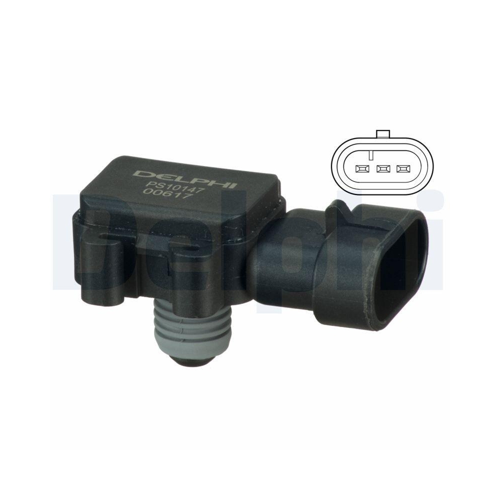 DELPHI PS10147 Luftdrucksensor, H&ouml;henanpassung f&uuml;r MITSUBISHI RENAULT VOLVO