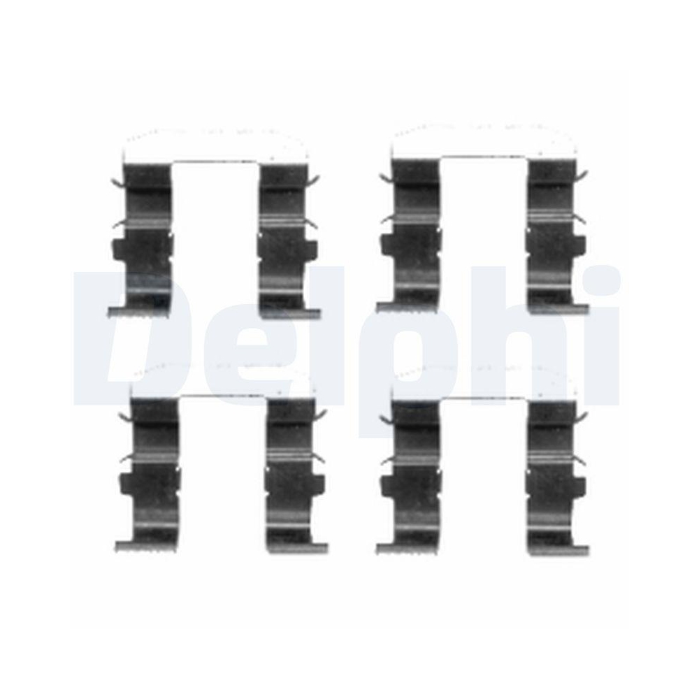 DELPHI LX0418 Zubeh&ouml;rsatz, Scheibenbremsbelag f&uuml;r KIA, Hinterachse