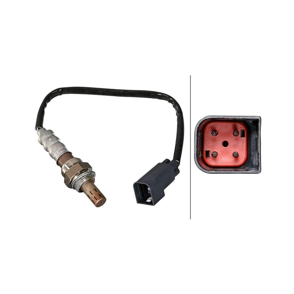 HELLA Lambdasonde 6PA 358 221-051 f&uuml;r FORD, vor Katalysator