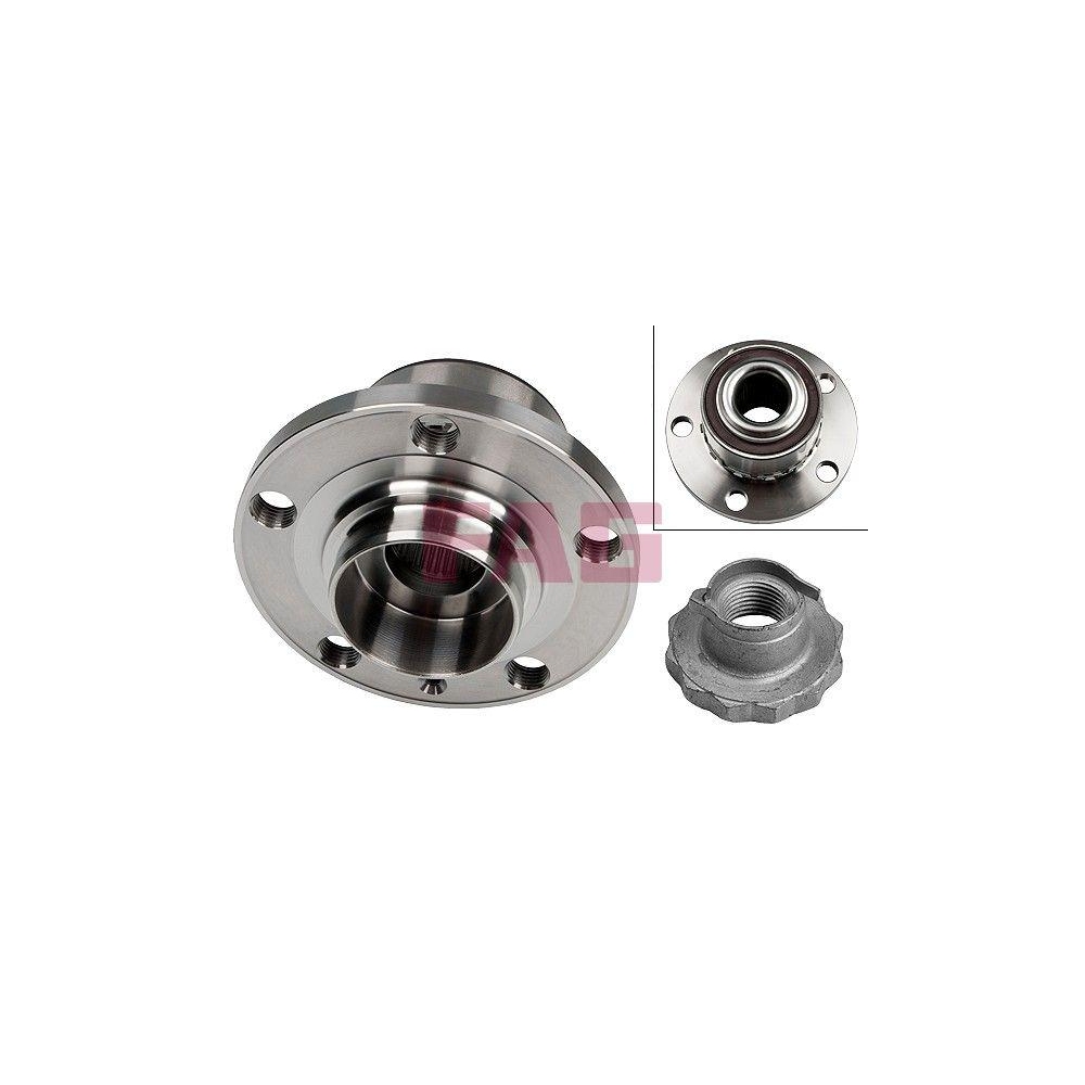 Radlagersatz Schaeffler FAG 713 6108 20 f&uuml;r SKODA, Vorderachse