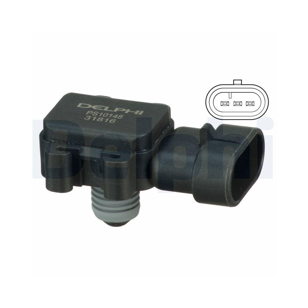 DELPHI PS10148 Sensor, Ladedruck f&uuml;r OPEL VAUXHALL GENERAL MOTORS