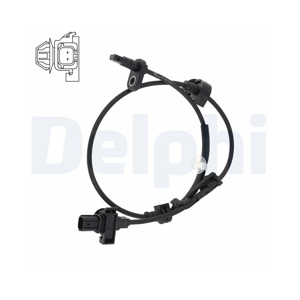 DELPHI SS21202-12B1 Sensor, Raddrehzahl f&uuml;r HONDA, Vorderachse links