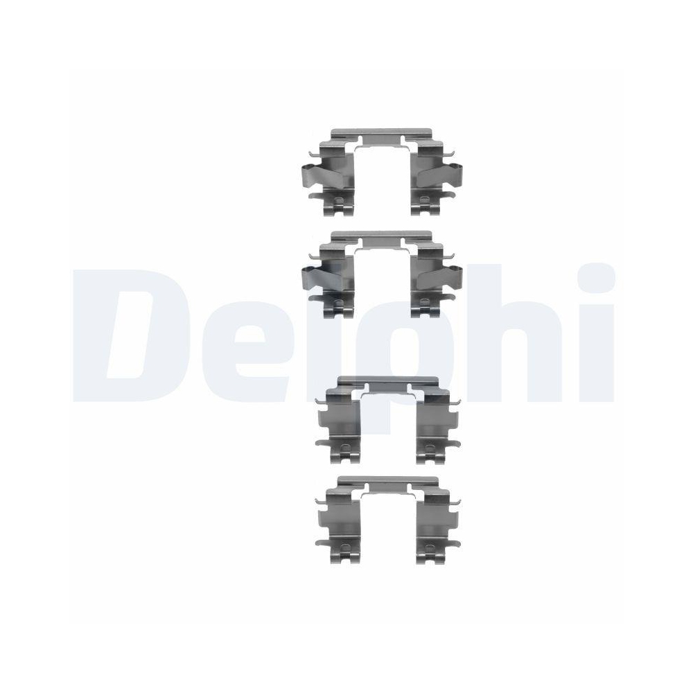 DELPHI LX0298 Zubeh&ouml;rsatz, Scheibenbremsbelag f&uuml;r HONDA, Vorderachse