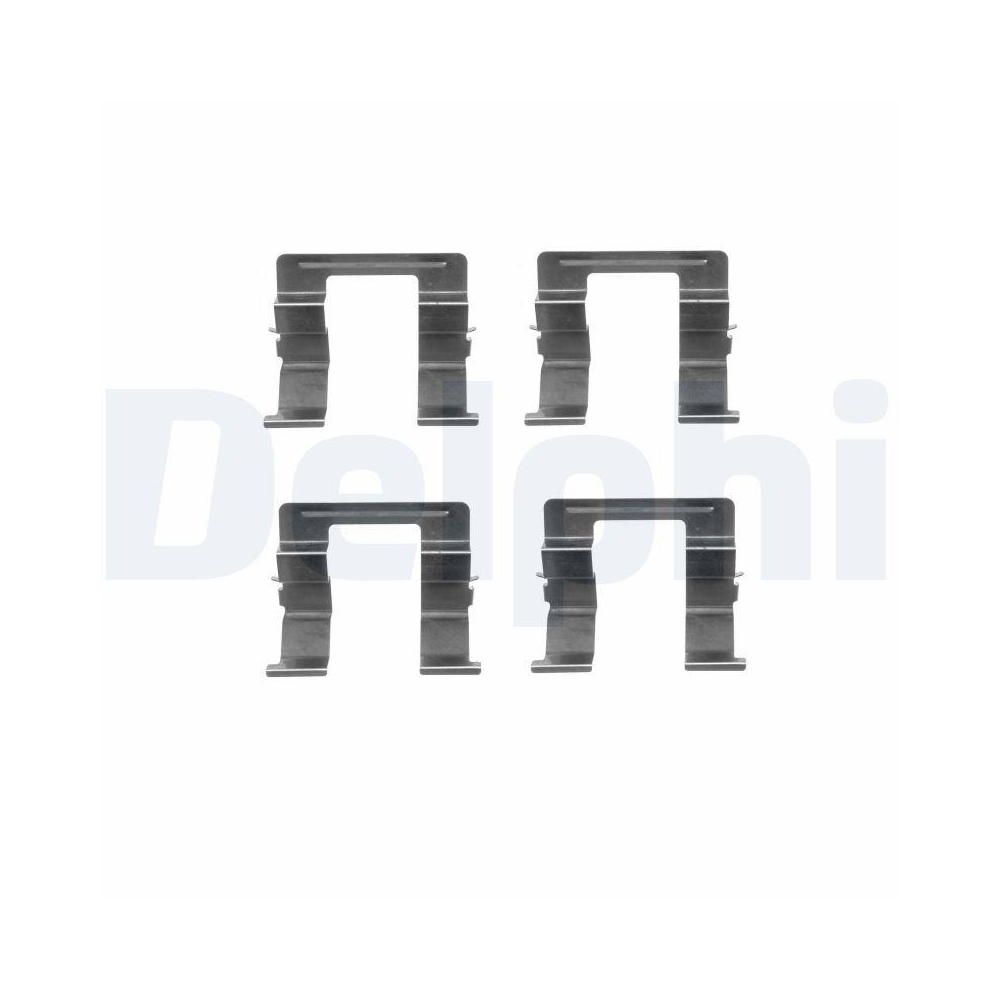 DELPHI LX0420 Zubeh&ouml;rsatz, Scheibenbremsbelag f&uuml;r MAZDA, Vorderachse